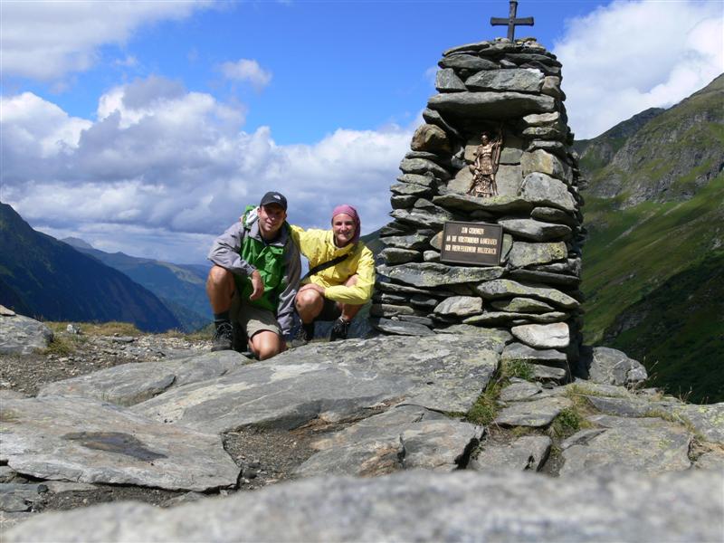 Opweg naar de Neue Further hutte