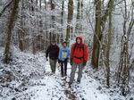 Onderweg in de sneeuw